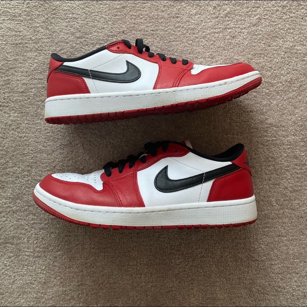 Mens Nike Air Jordan 1 Low Golf Shoes Chicago size 9.5 US
